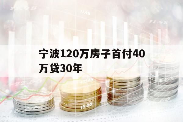 宁波120万房子首付40万贷30年