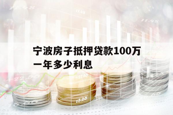 宁波房子抵押贷款100万一年多少利息