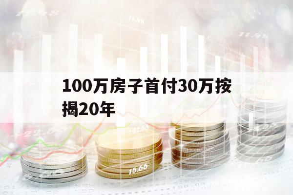 100万房子首付30万按揭20年