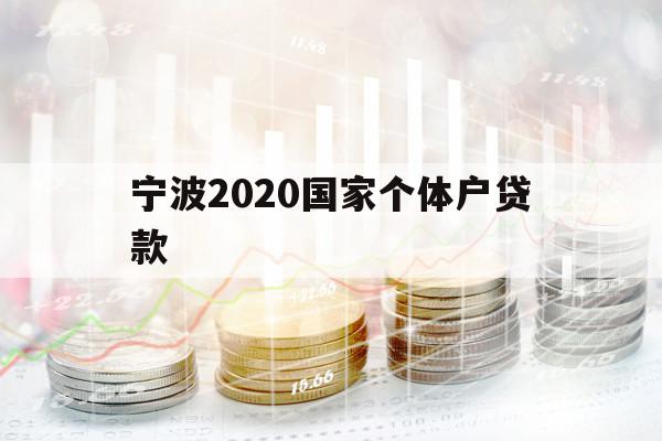 宁波2020国家个体户贷款